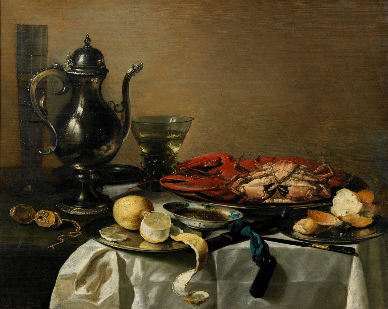 Ainda vida, 1643 de Pieter Claesz