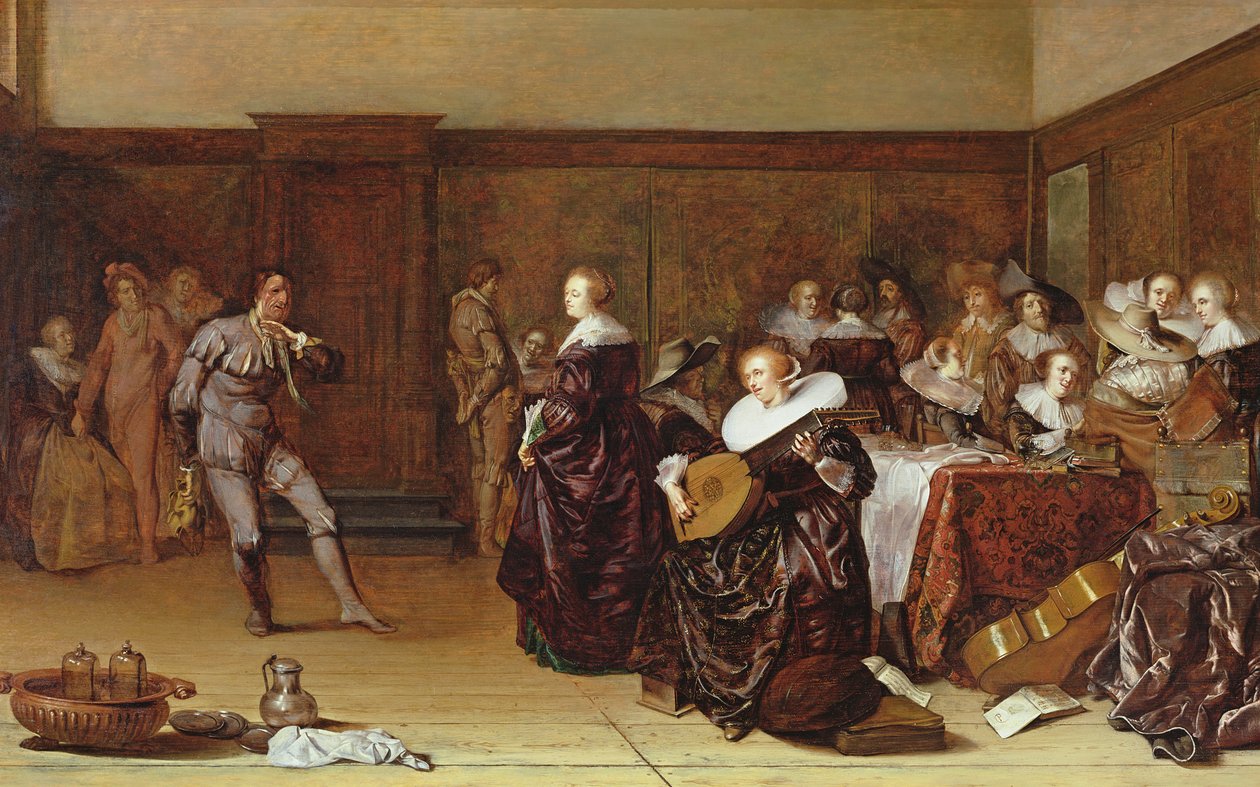 Festa Dançante, Século XVII de Pieter Codde