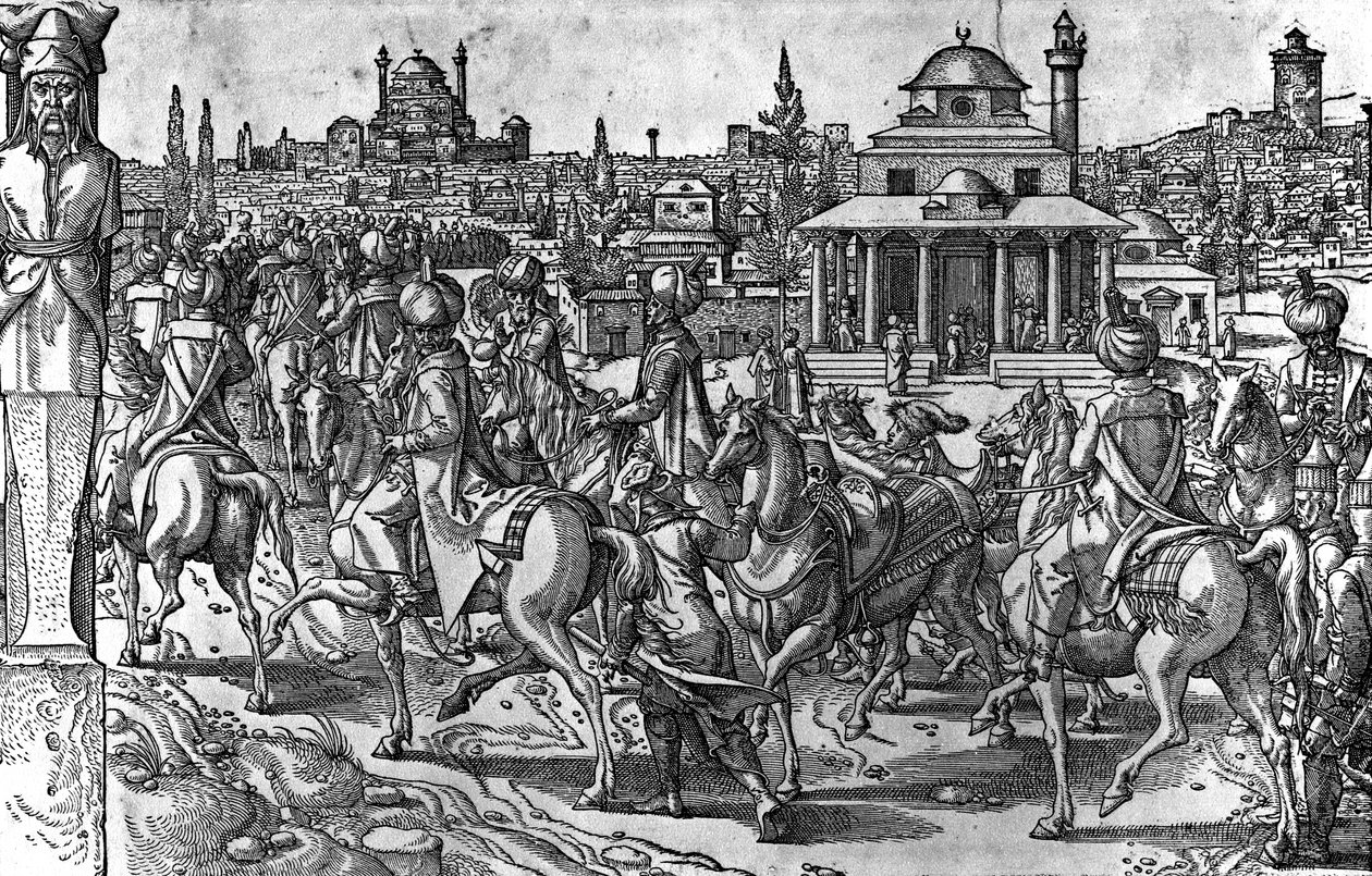 Os costumes e as maneiras dos turcos, 1553 (veja também 476246) de Pieter Coecke van Aelst
