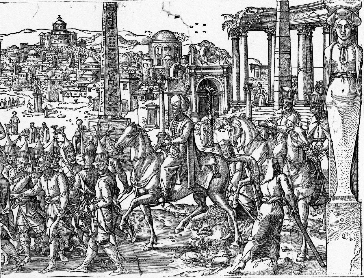 Os costumes e as maneiras dos turcos, 1553 (veja também 476247) de Pieter Coecke van Aelst