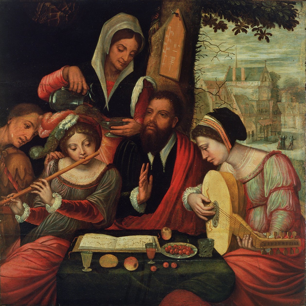 A festa da música de Pieter Coecke van Aelst