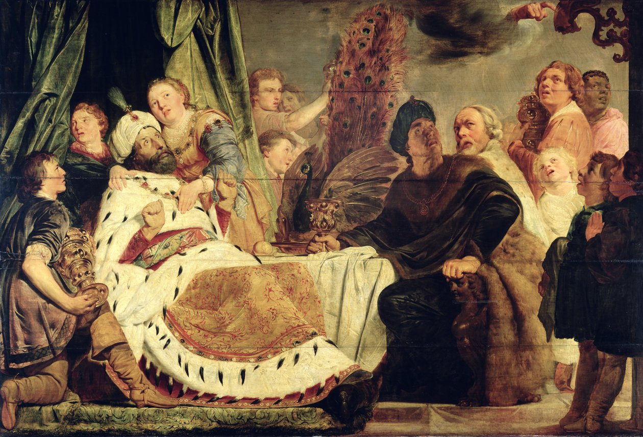 Festa do Rei Belsazar, 1625 de Pieter Fransz de Grebber