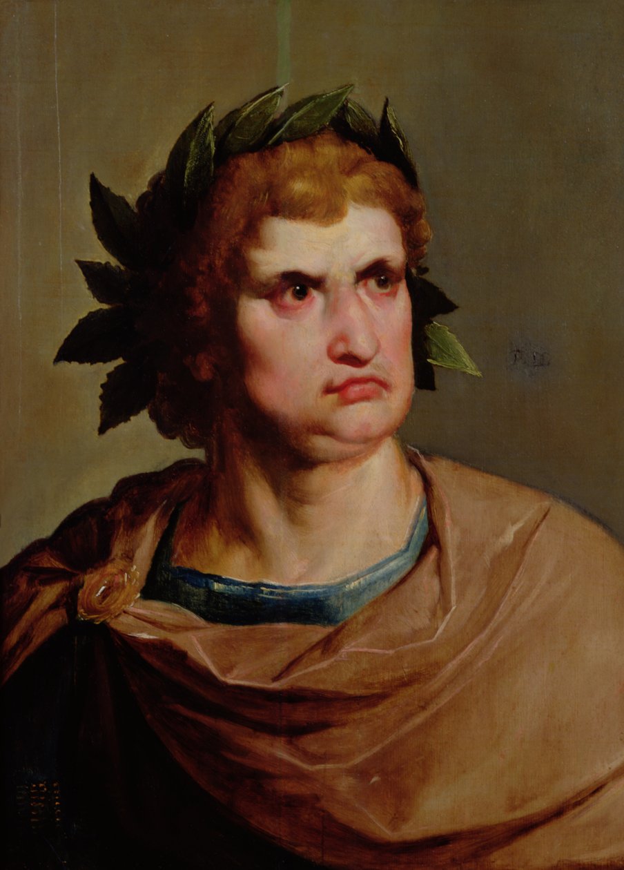 Imperador romano, possivelmente Nero (37-68) c.1625-30 de Pieter Fransz de Grebber