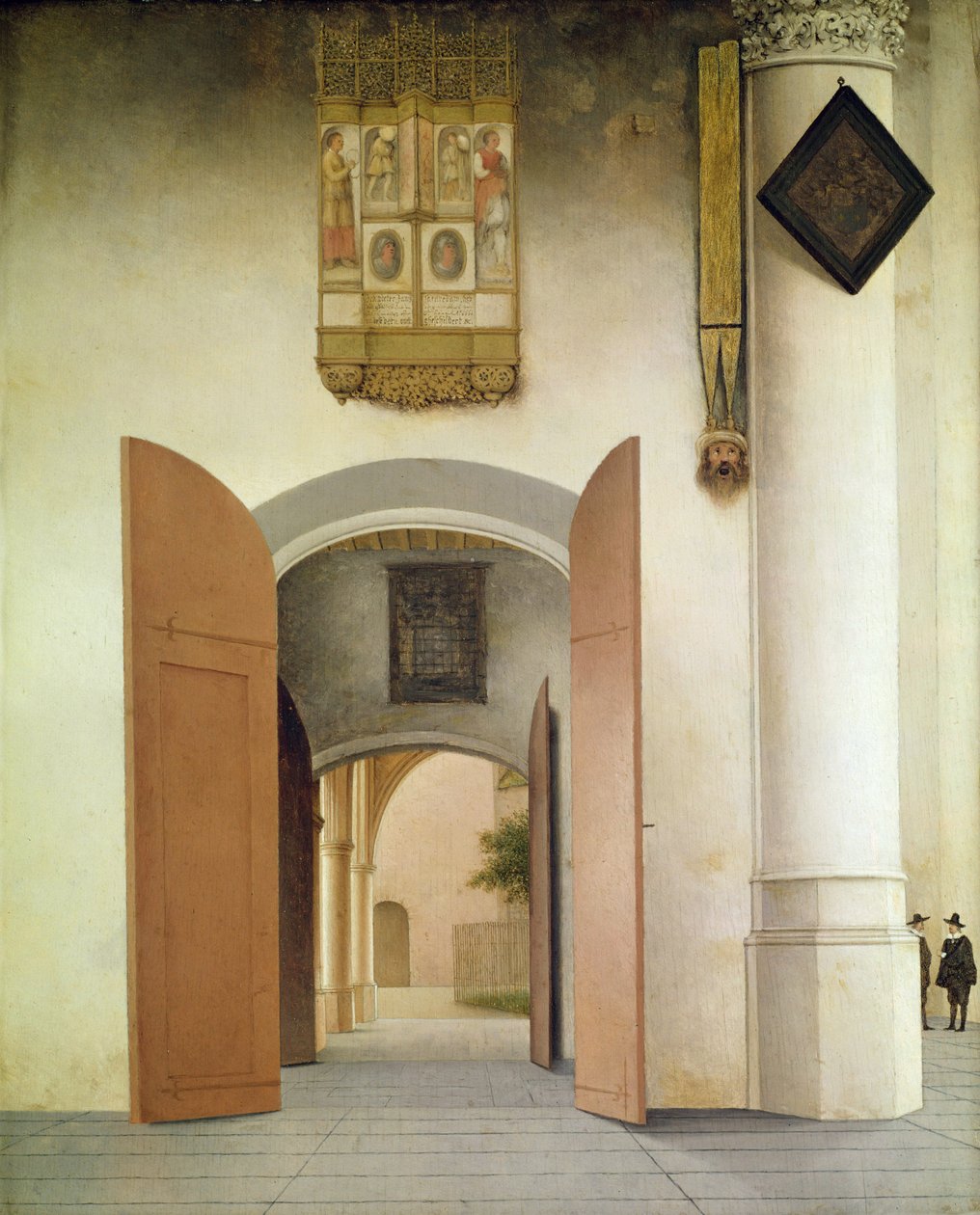 A Igreja de St. Laurens, Alkmaar, 1661 de Pieter Janszoon Saenredam