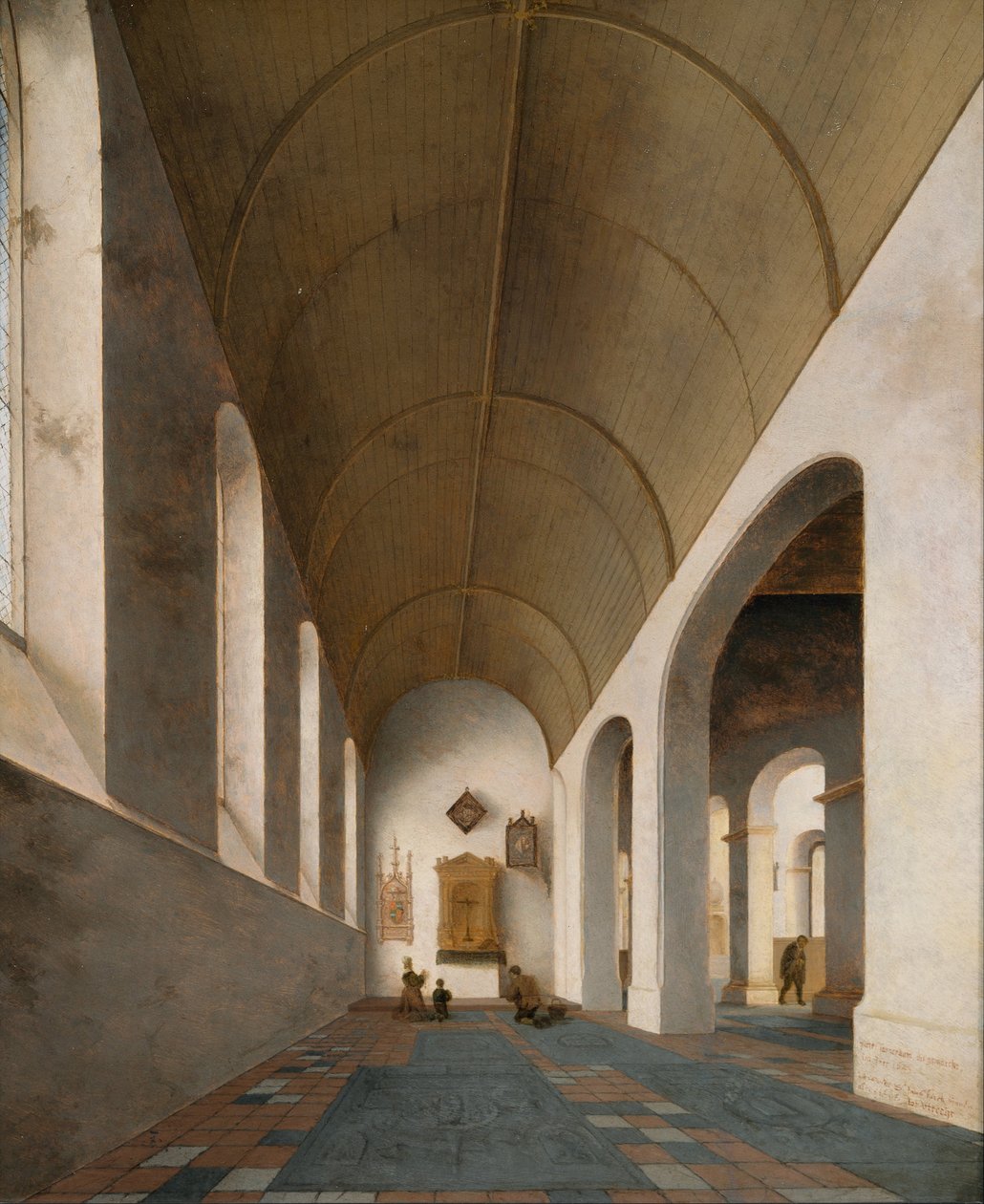 Capela de St Antonius no St Janskerk, Utrecht de Pieter Janszoon Saenredam