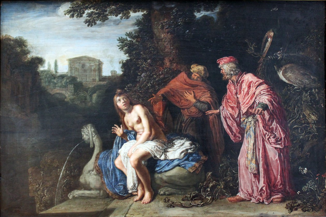 Susanna e as duas pessoas idosas de Pieter Lastman