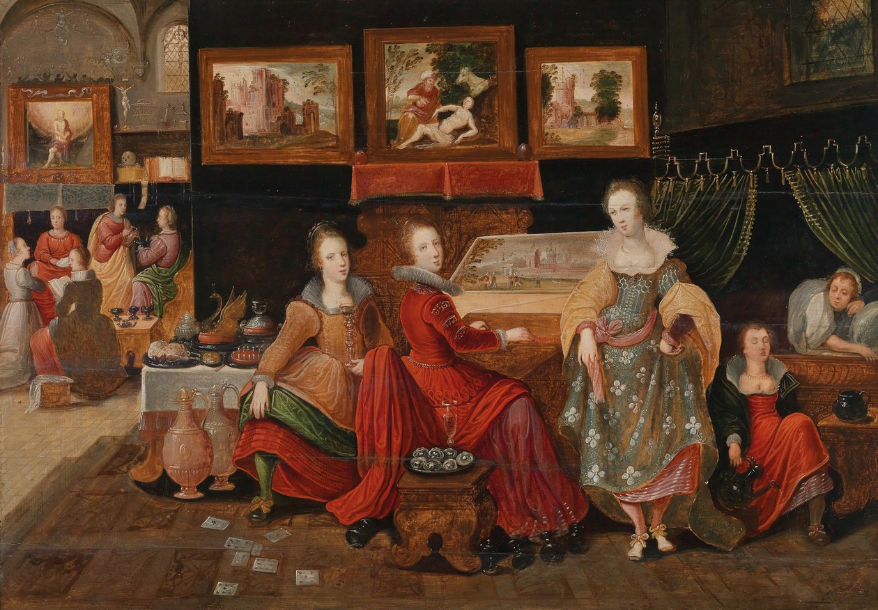A parábola das virgens sábias e tolas de Pieter Lisaert IV.