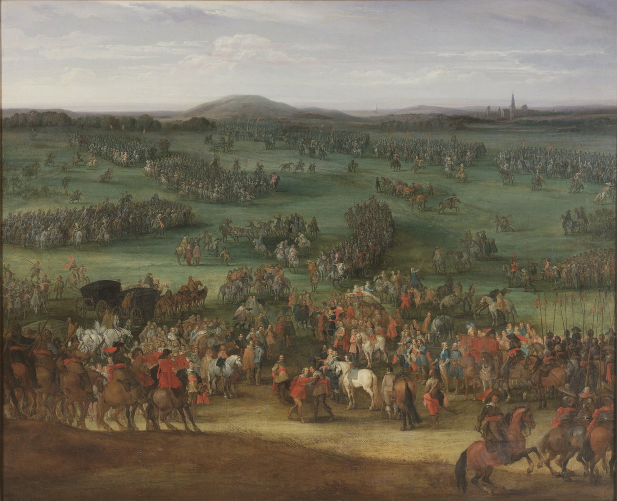 A Batalha de Nördlingen II, c.1634 de Pieter Meulener