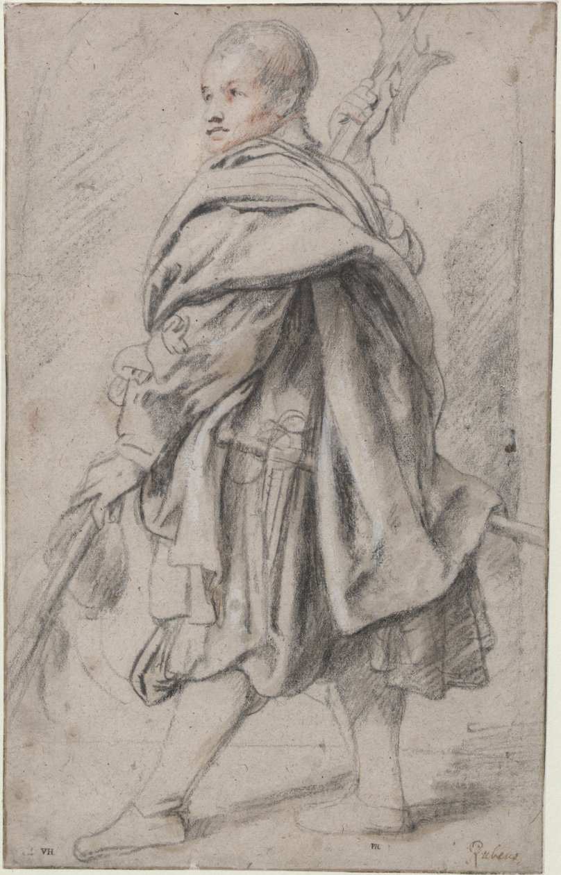 Estudo de alabardas de Peter Paul Rubens