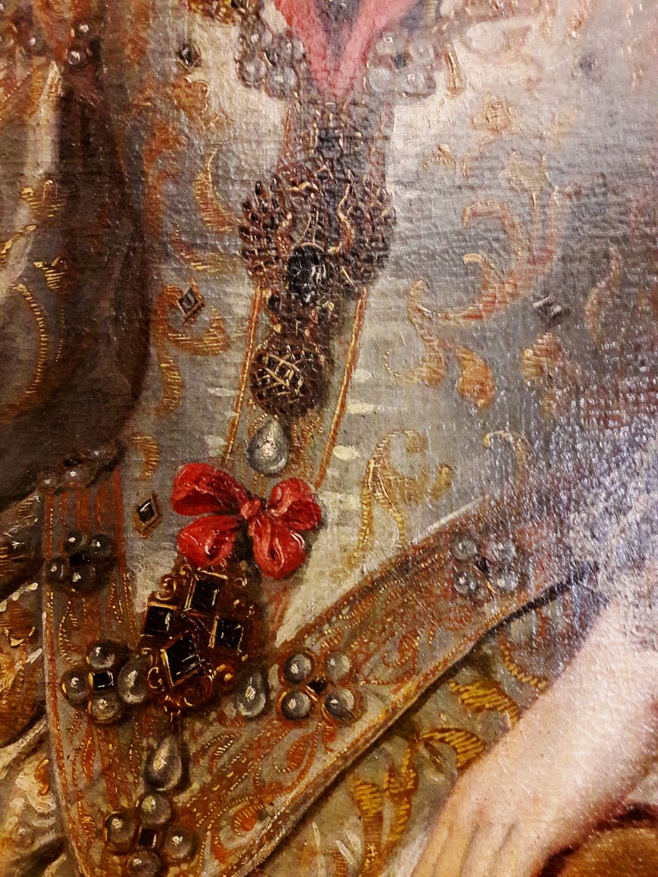 Retrato de Constança da Áustria em vestes de coroação de Pieter Claesz Soutman