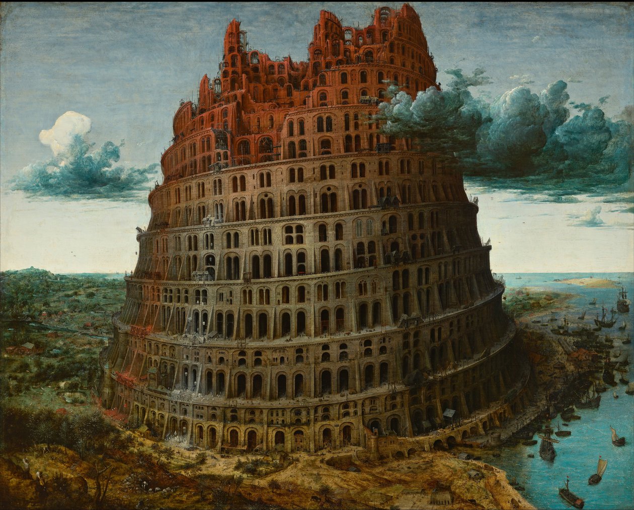 A Torre de Babel, c.1565 de Pieter Bruegel the Elder