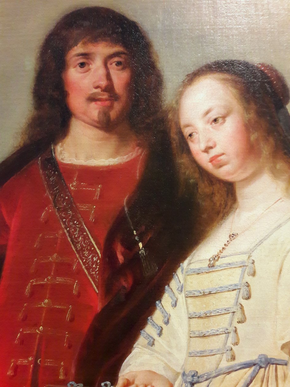 Retrato familiar, em, um, paisagem de Pieter Fransz de Grebber