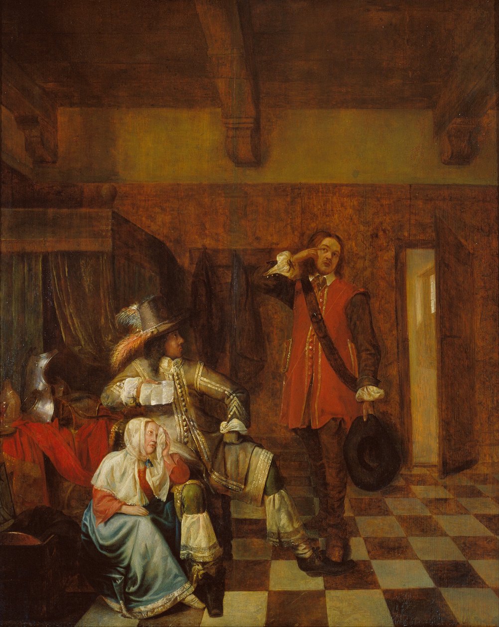 Portador de más notícias de Pieter de Hooch