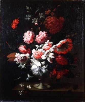 Ainda vida de flores em uma urna (par de 78178) de Pieter Hardime