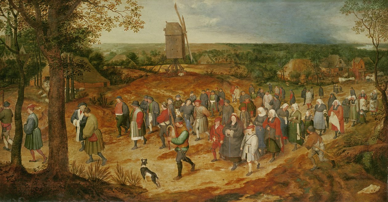 Um casamento de camponês de Pieter Bruegel the Elder