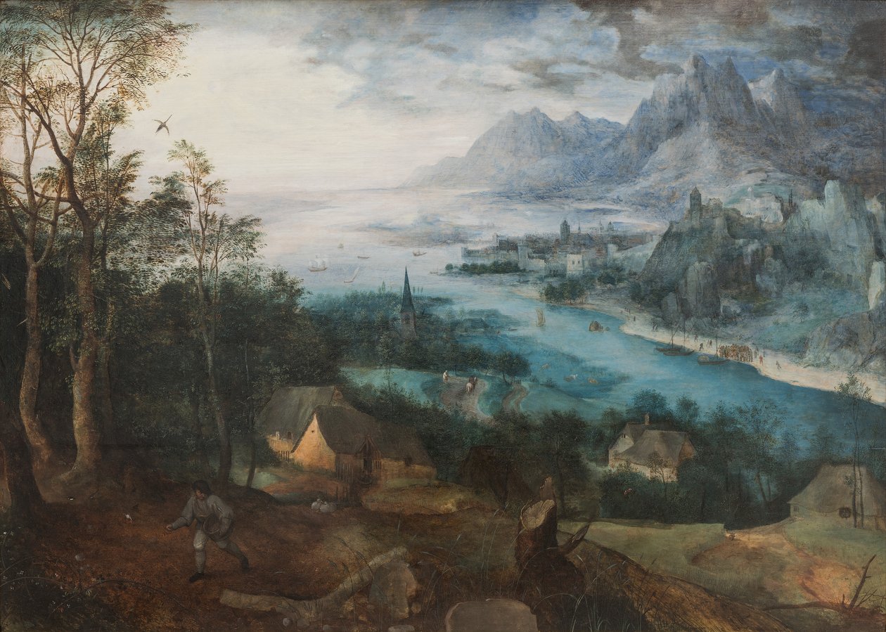 A parábola do semeador, 1557 de Pieter Bruegel the Elder