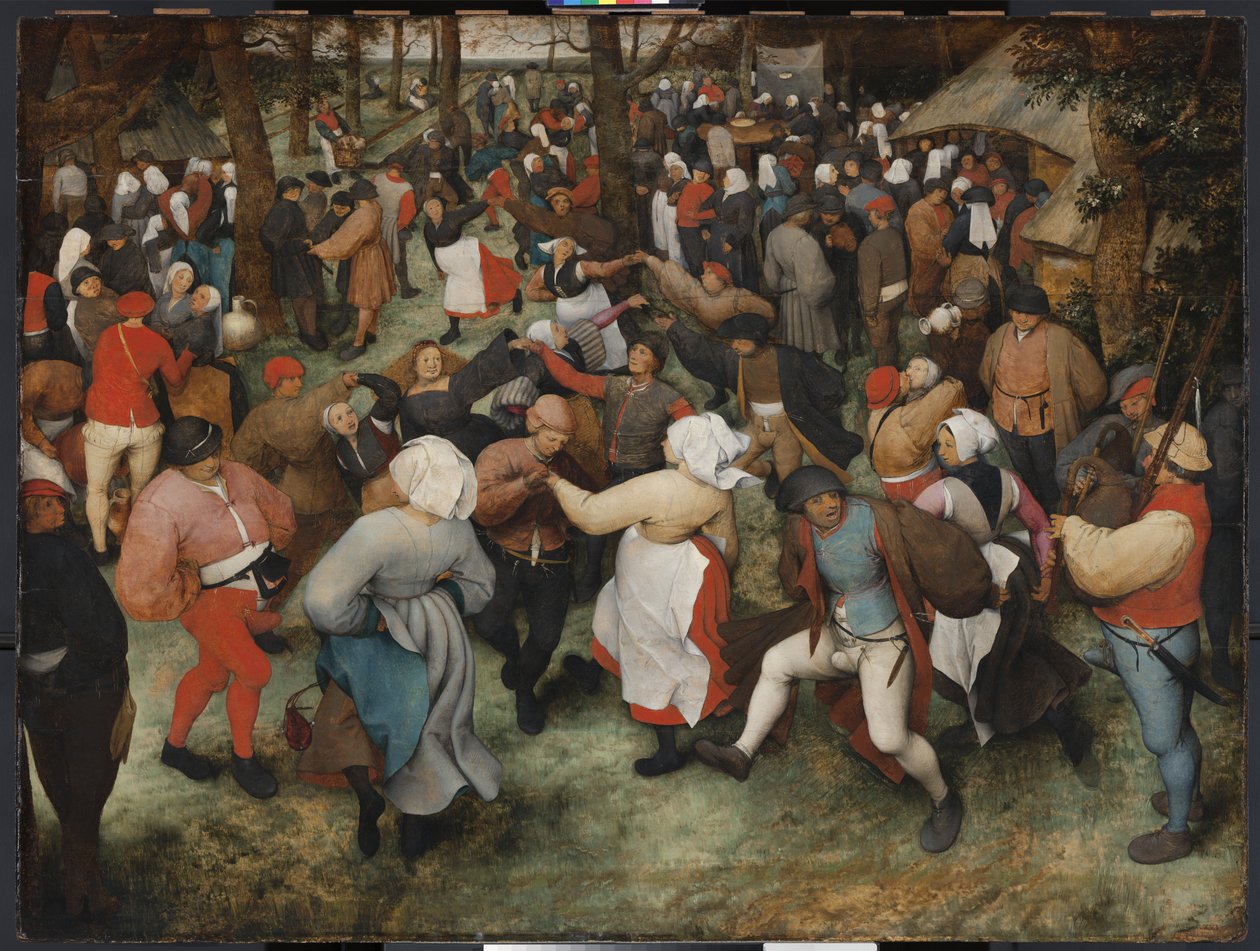 A dança do casamento, c.1566 de Pieter Bruegel the Elder