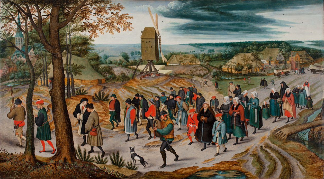 A procissão do casamento de Pieter Brueghel the Younger