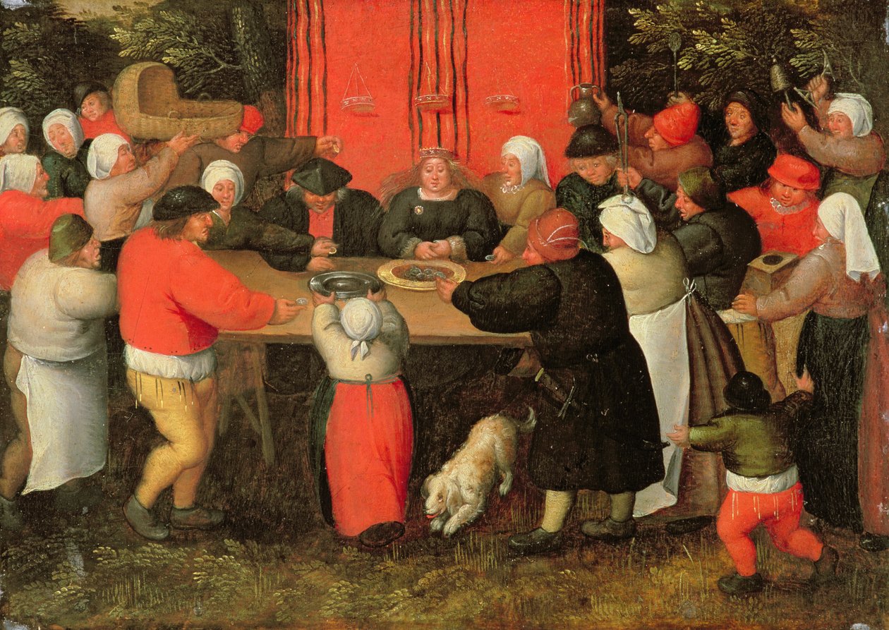 A Apresentação de Presentes (veja 198005) de Pieter Brueghel the Younger