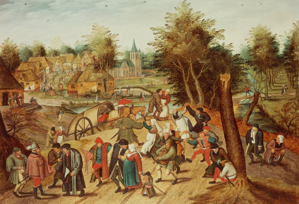 O retorno da Kermesse (painel) de Pieter Brueghel the Younger