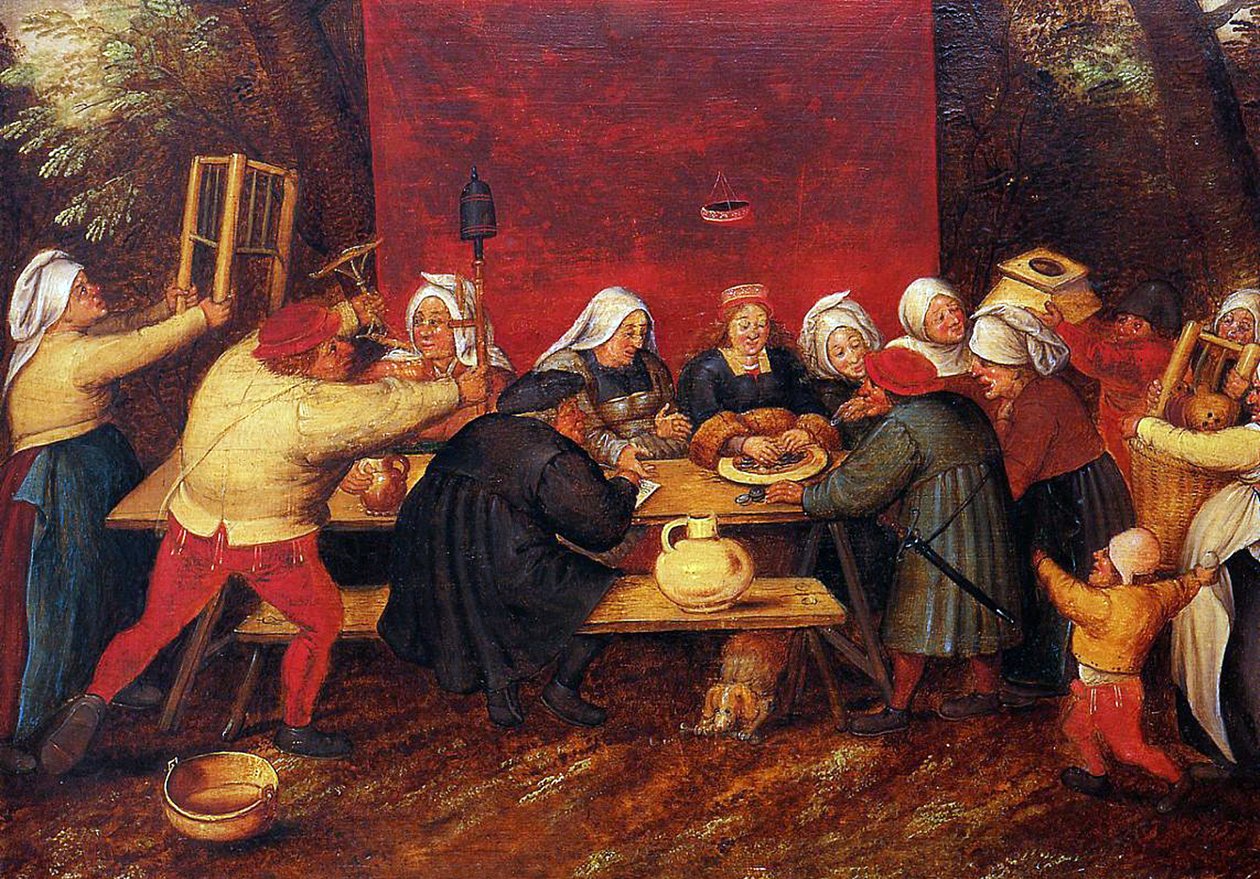 O casamento apresenta, c.1619 de Pieter Brueghel the Younger