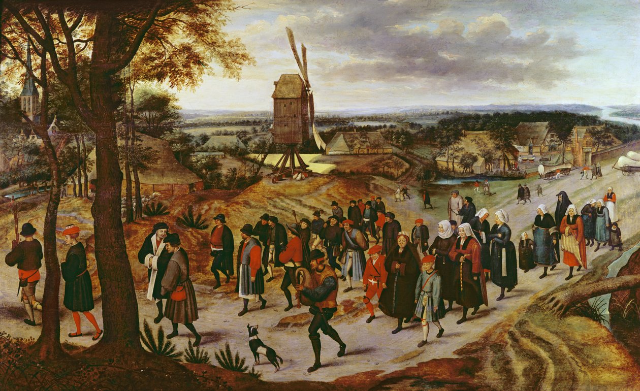 A procissão do casamento de Pieter Brueghel the Younger