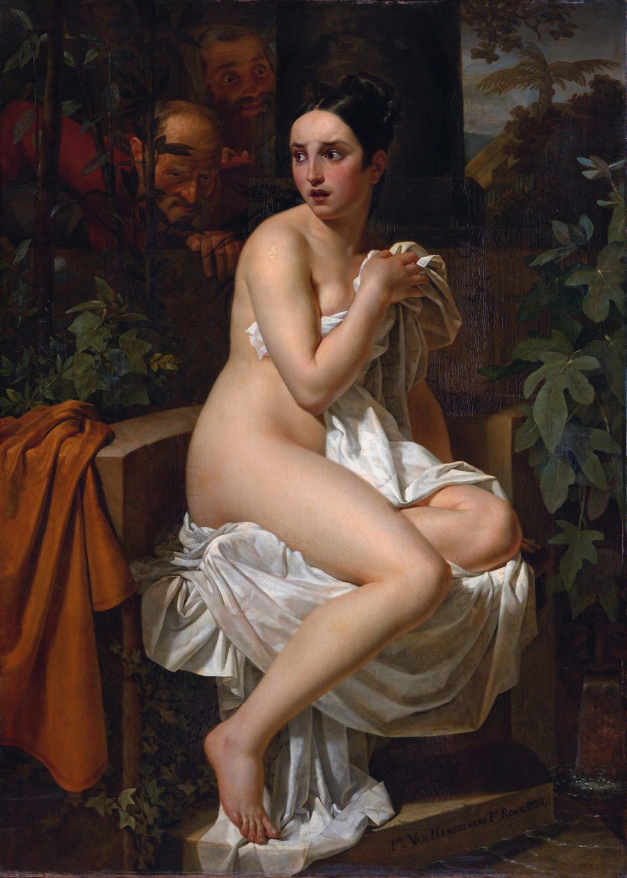 Susanna e os mais velhos de Pieter van Hanselaere