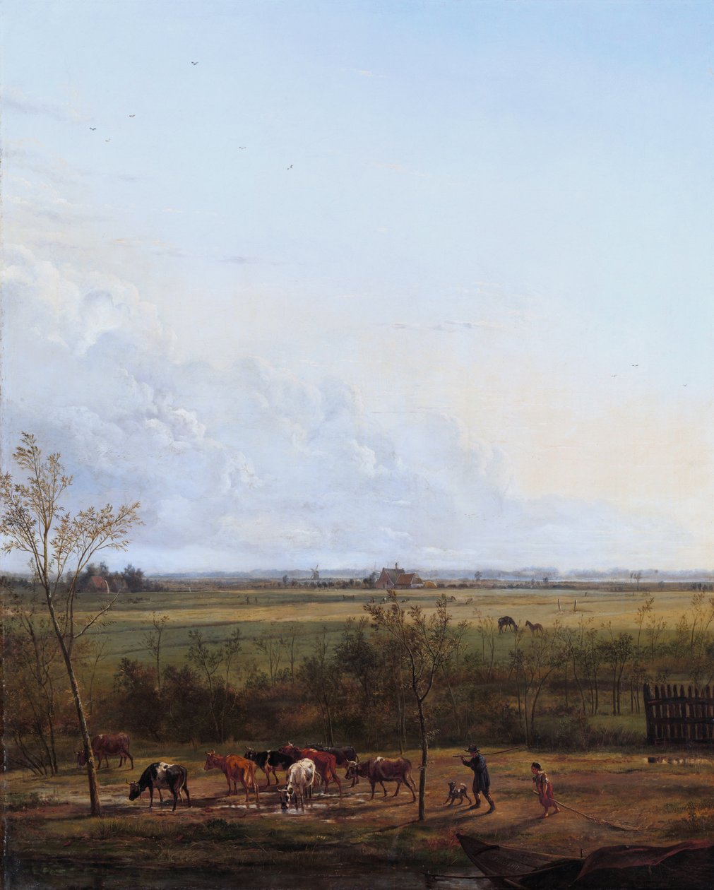 Vista sobre os prados em &39;s-Graveland de Pieter Gerardus van Os