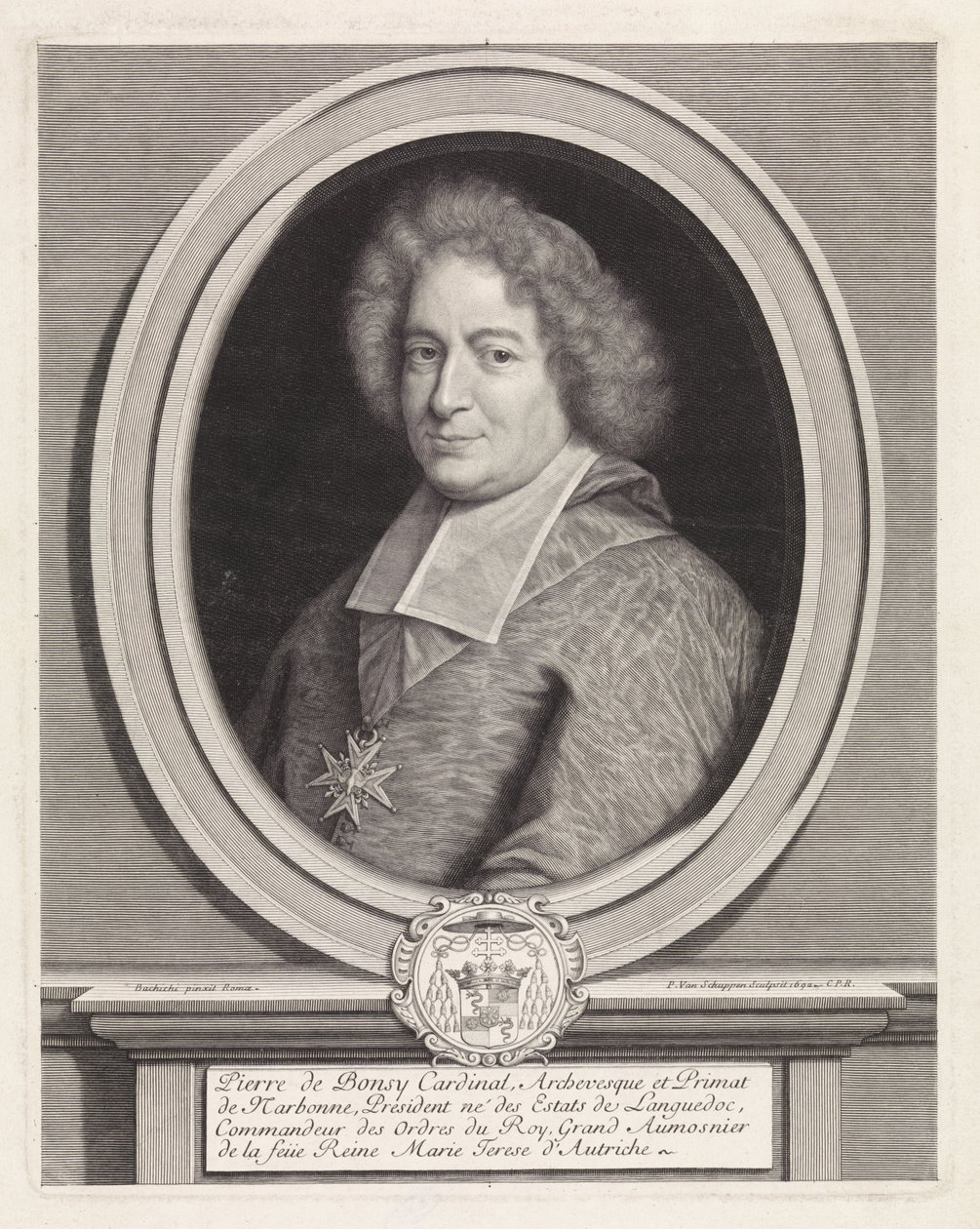 Retrato de Pierre de Bonzi de Pieter van Schuppen