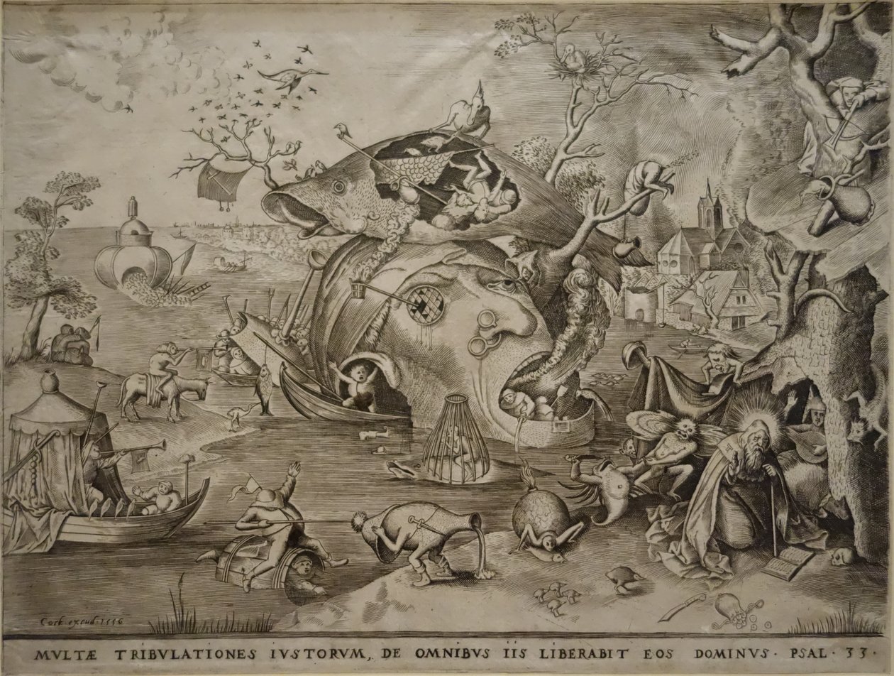 A tentação de santo anthony de Pieter van der Heyden