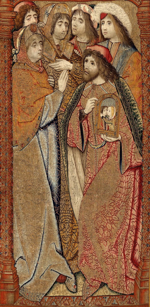 Triunfos da Mãe de Deus ou Panos de Oro, c.1500-02 (tapeçaria) de Pieter (attr. to) Coecke van Aelst