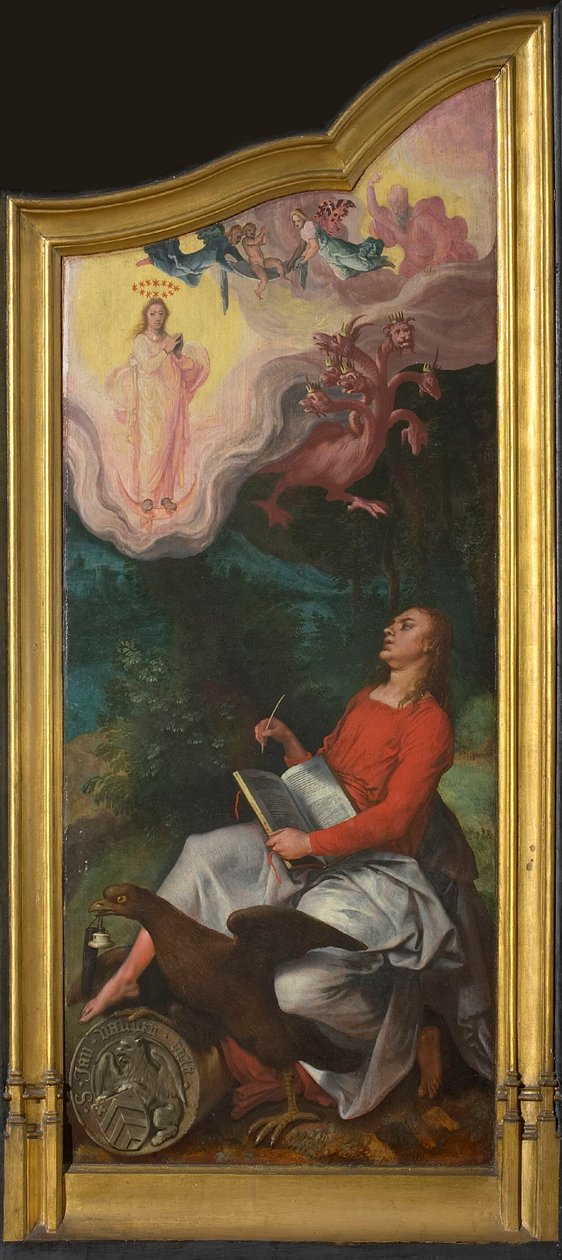 Painel direito de Jan van der Biest Triptych. de Pieter Aertsen