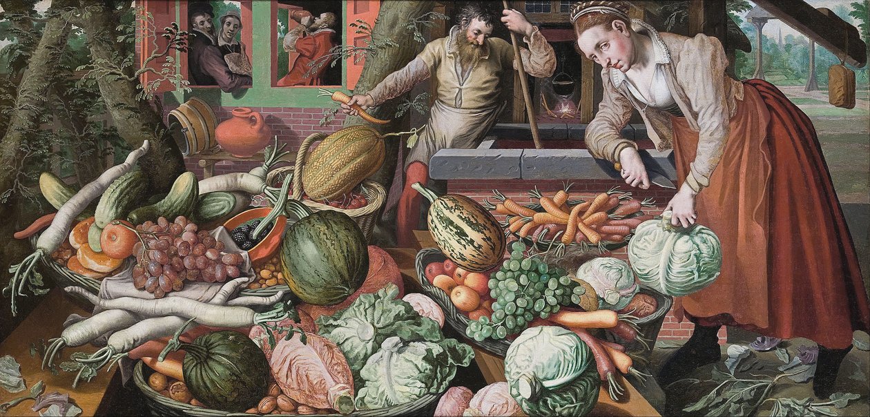 Cena do Mercado de Pieter Aertsen