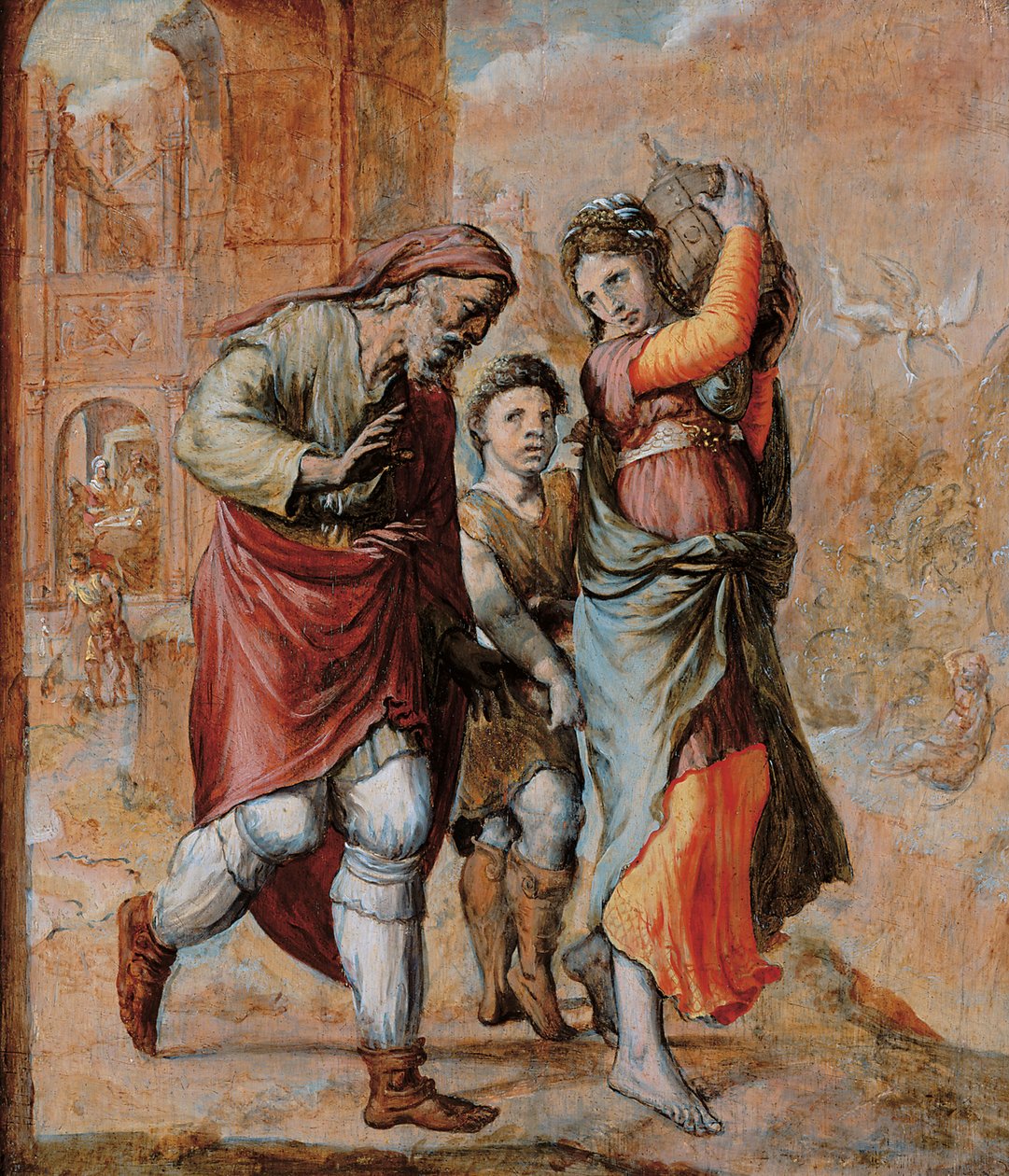 A expulsão de Hagar e Ismael de Pieter Aertsen
