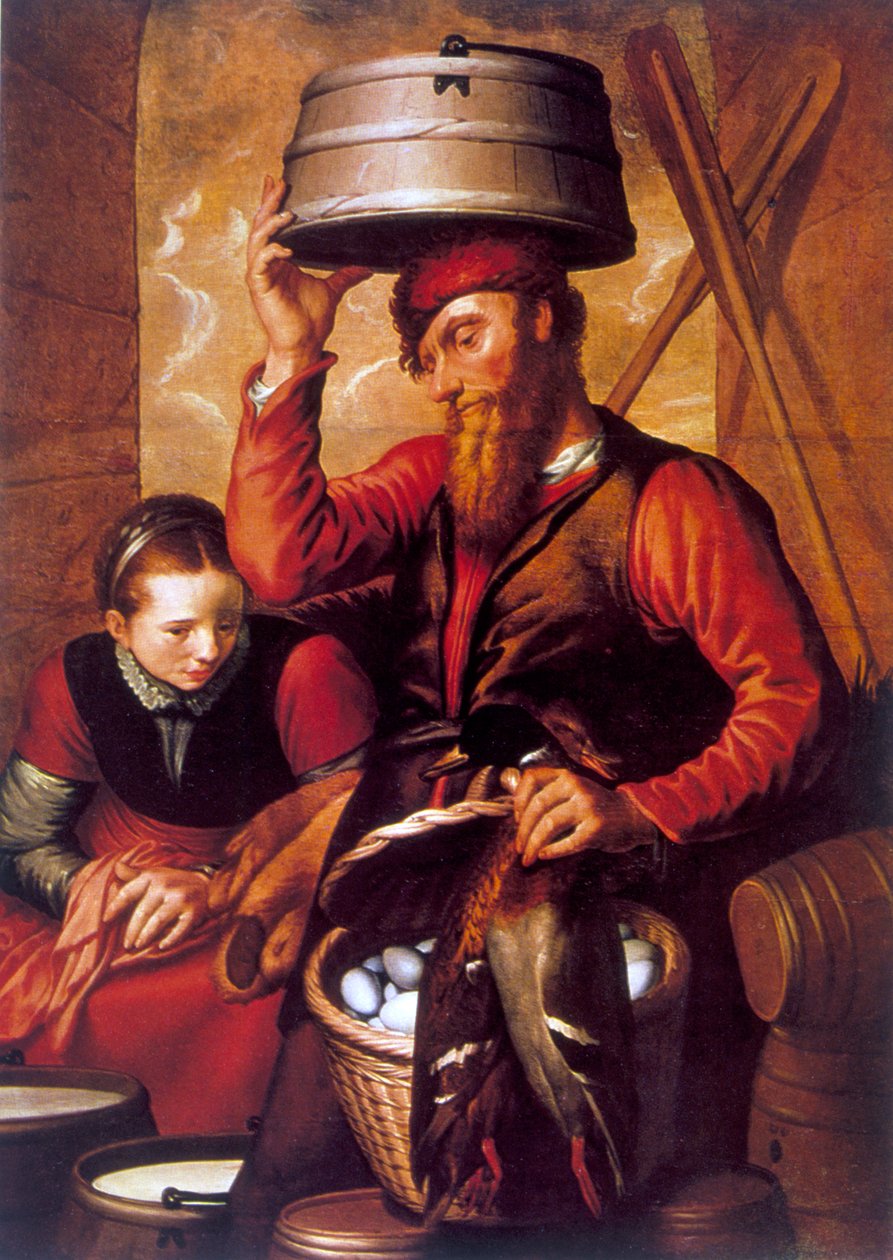 O Game Dealer, século 16 de Pieter Aertsen