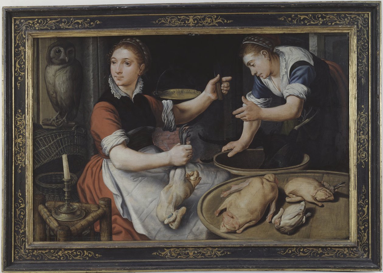 Duas mulheres a cozinhar de Pieter Aertsen