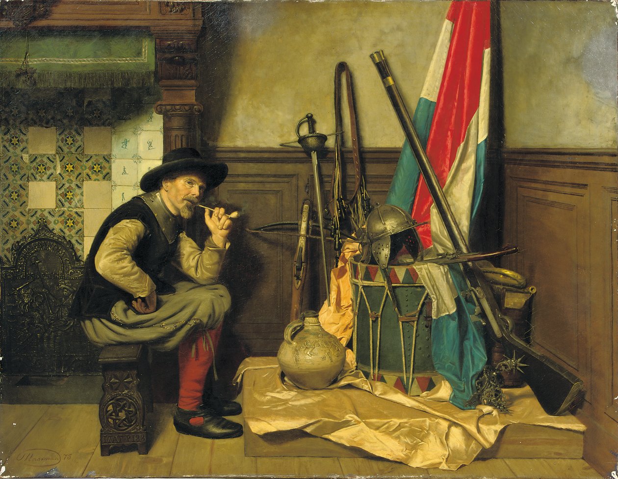 O soldado fumador de Pieter Alardus Haaxman
