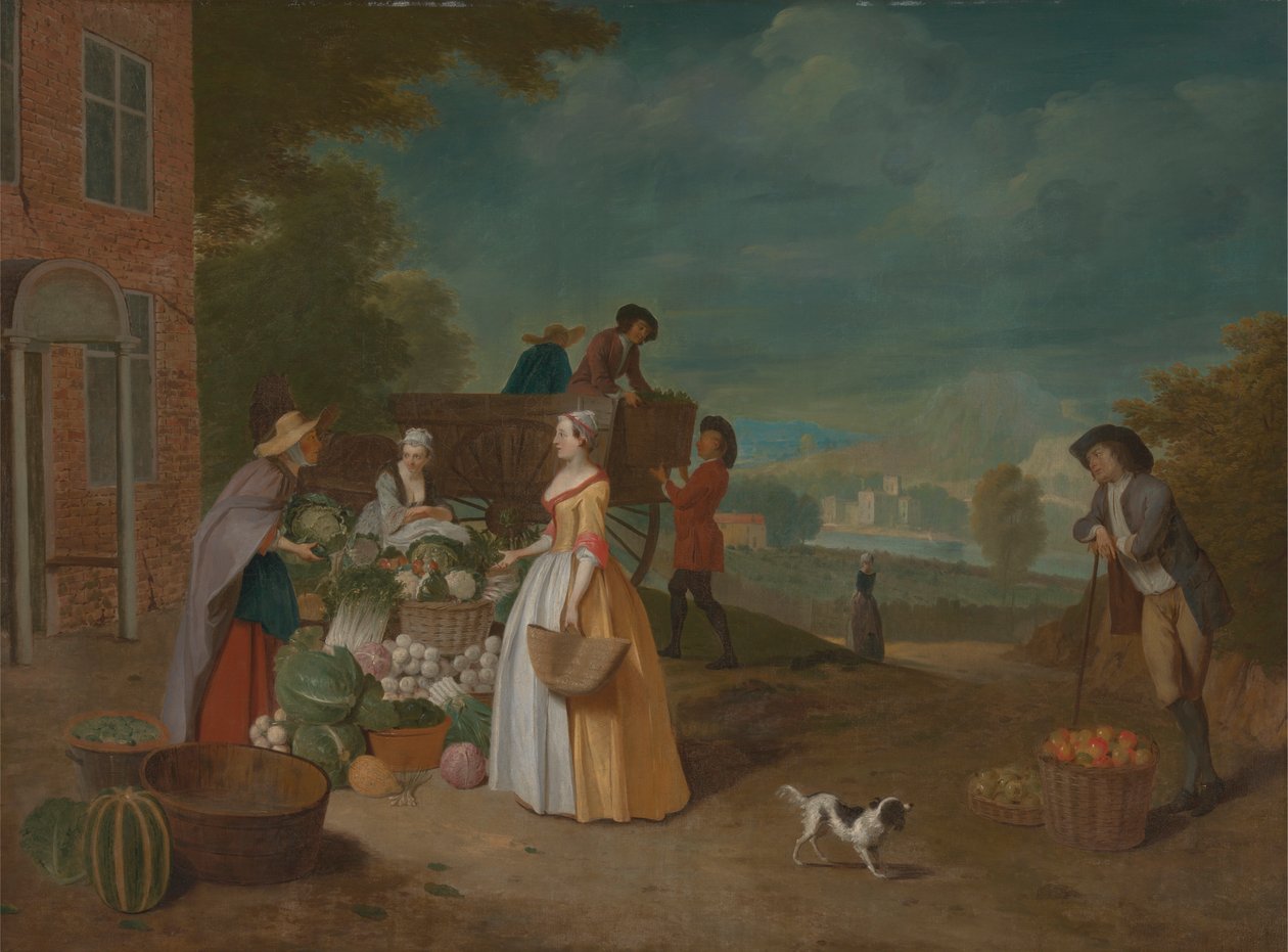 O Vendedor de Legumes de Pieter Angillis