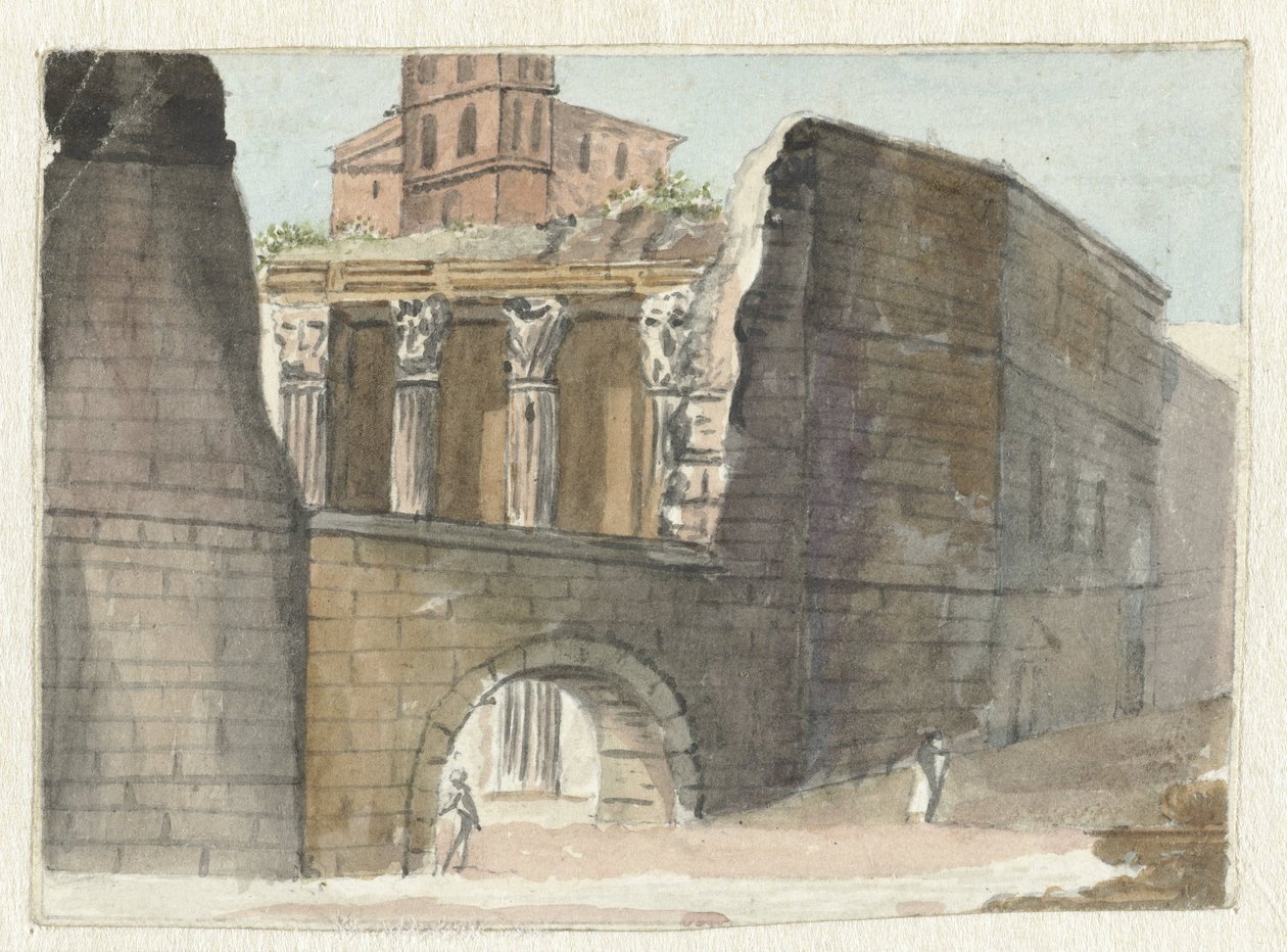 Ruínas romanas de Pieter Bartholomeusz. Barbiers
