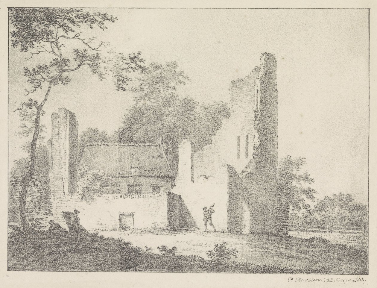 Ruína de Pieter Bartholomeusz. Barbiers