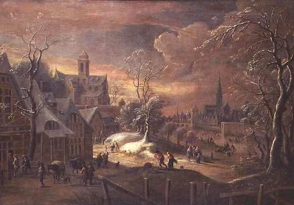 Paisagem de neve de Pieter Bouts