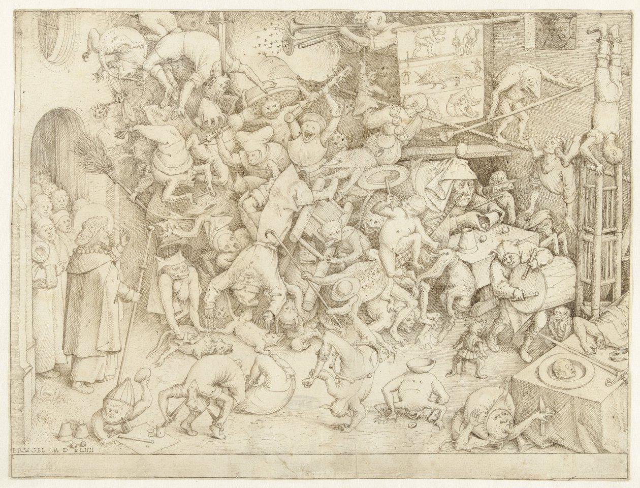 Queda do feiticeiro Hermogenes de Pieter Bruegel (I)