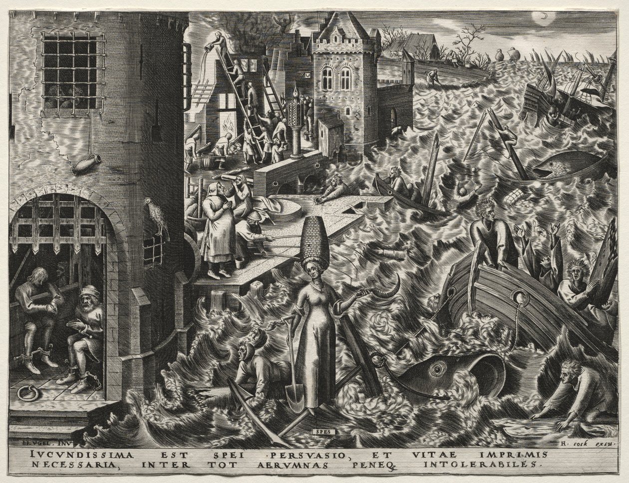 Esperança, 1559. de Pieter Bruegel the Elder