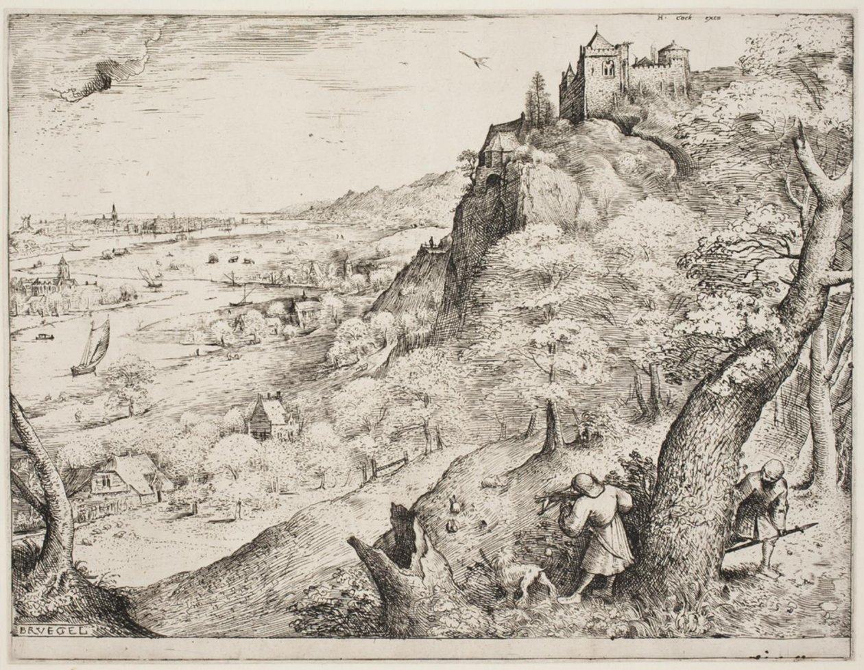 Caça ao coelho de Pieter Bruegel d.Æ.