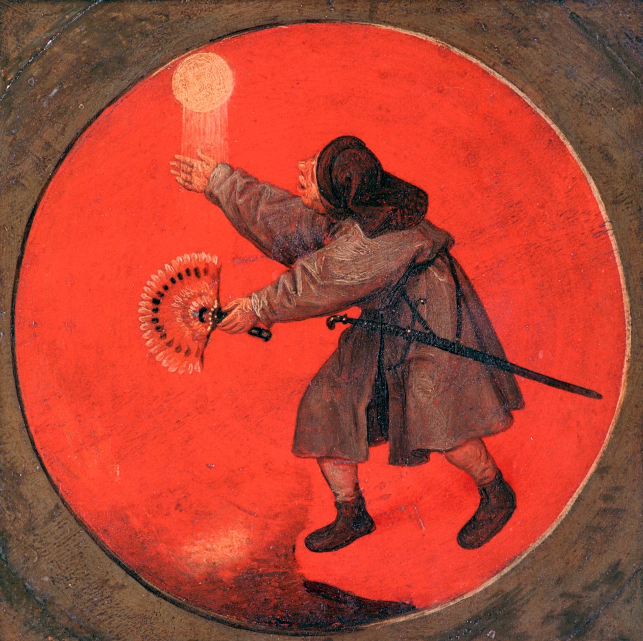 Ele não pode tolerar o sol brilhando na água, c1558-1560 de Pieter Bruegel the Elder