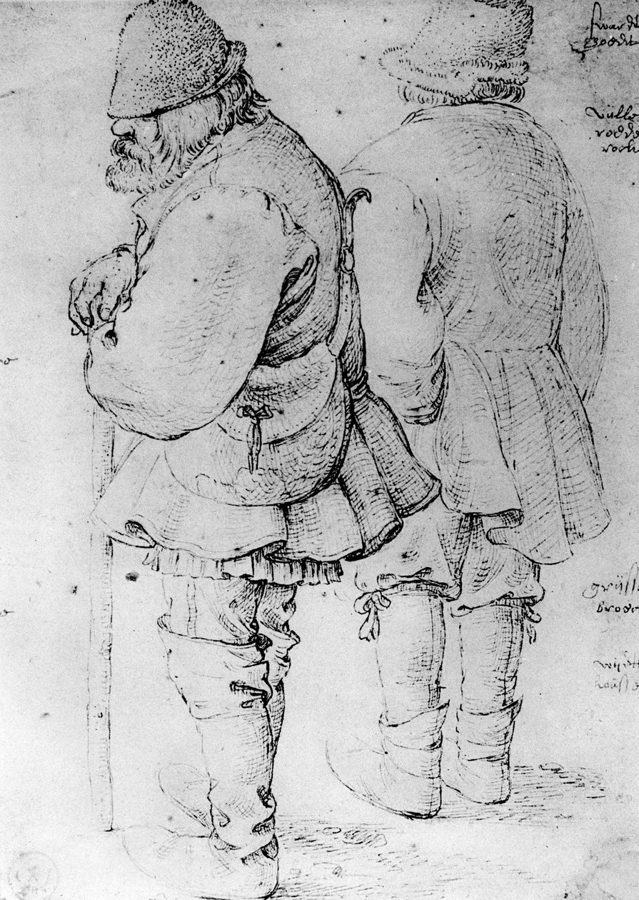 Estudos dos Camponeses, 1913. de Pieter Bruegel the Elder