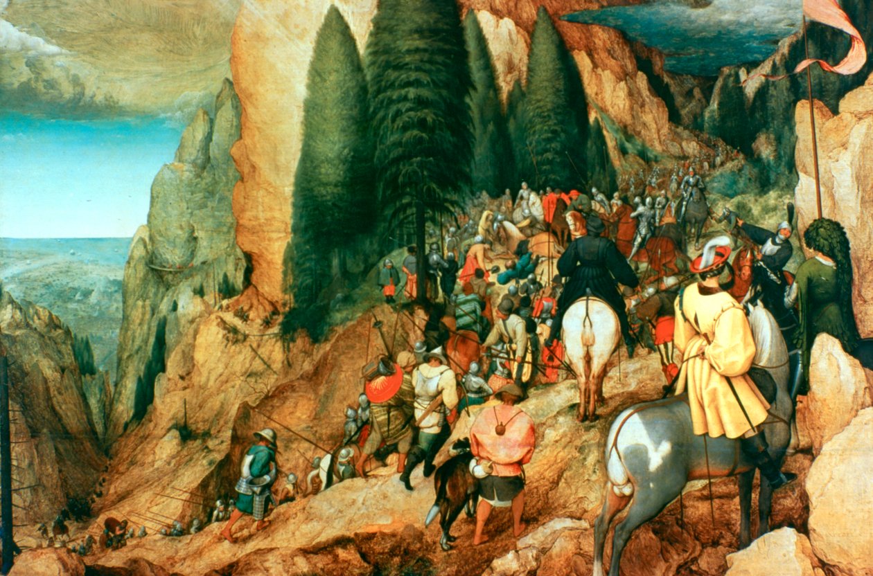 A conversão de São Paulo, 1567 de Pieter Bruegel the Elder