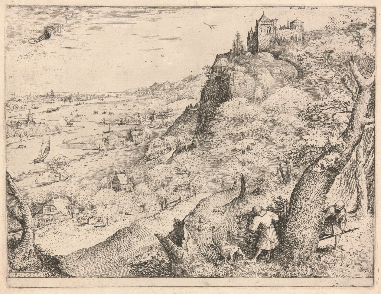 Os caçadores de lebres de Pieter Bruegel the Elder