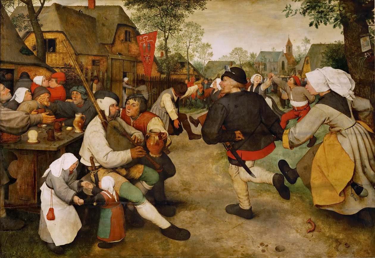 Alemão: Bauerntanz A dança dos camponeses de Pieter Brueghel the Elder
