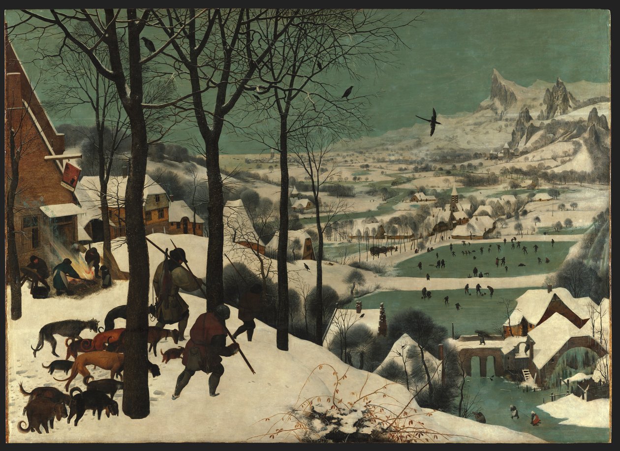 Alemão: Jäger im Schnee (inverno) Os Caçadores na Neve de Pieter Brueghel the Elder